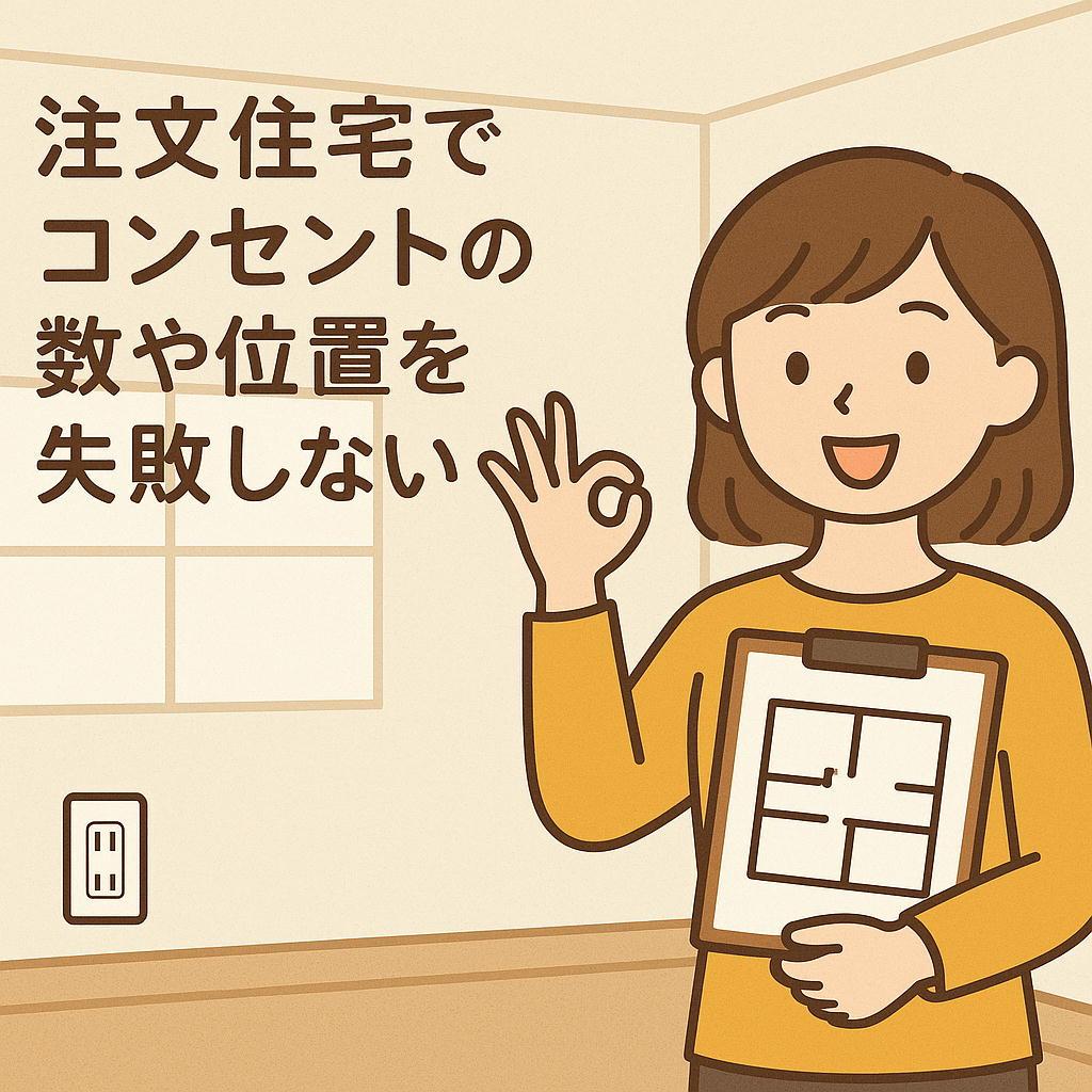 注文住宅でコンセントの数や位置を失敗しない！後悔しないための設置計画